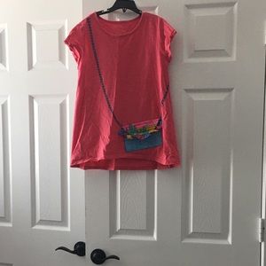 Concealed zipper pocket shirt